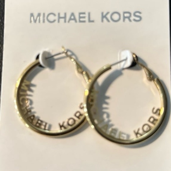 Michael Kors Hoop Earrings NWT - Picture 2 of 3